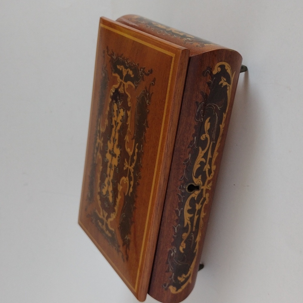 Musical Wooden Jewelry Box from Venice